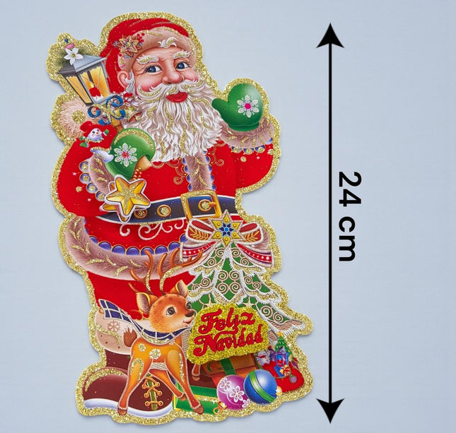 10 Santa decorativo colgante Navideño $6 c/u
