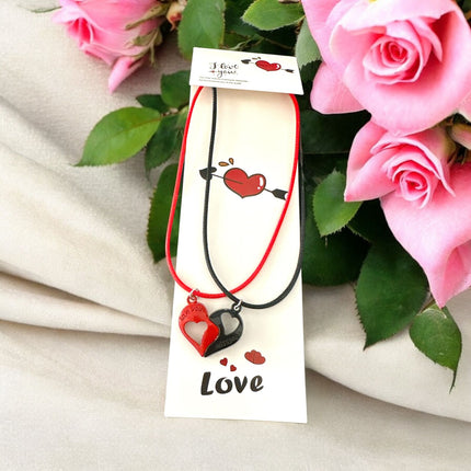 12 Set Collar Dúo "Love You" Corazón $15 c/u