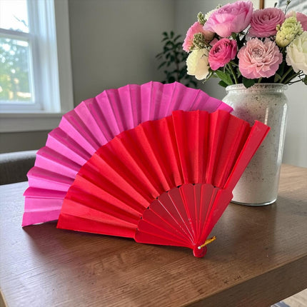 12 Abanico de colores pasteles liso  $11.67 c/u