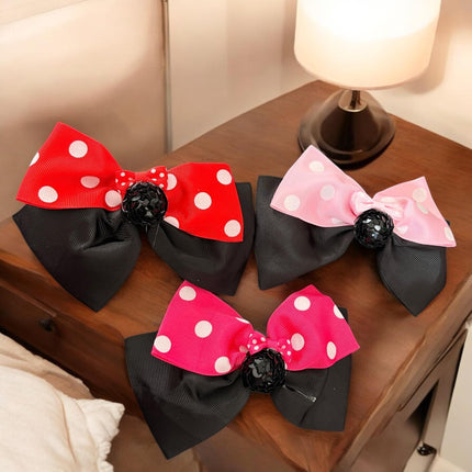 12 Moños Dobles Minnie Puntos $6.5 c/u
