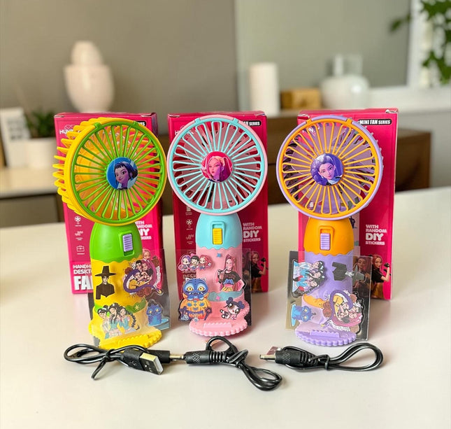 Ventilador Guerreras K-Pop Individual