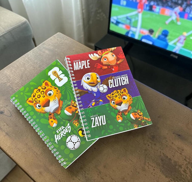 12 Libretas Mascotas Mundialistas Francesas $13 c/u