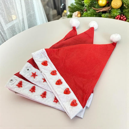 12 Gorros Navideños con Luz con Figuras 3D $20.84 c/u