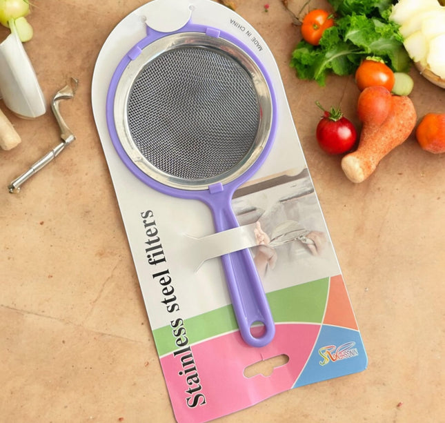 6 Coladores de metal con mago de colores $13.9 c/u