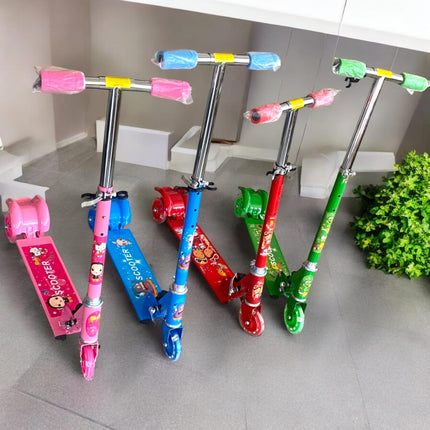 Scooter Patin Diablo Plegable Ajustable Para Niños de 3-6 años