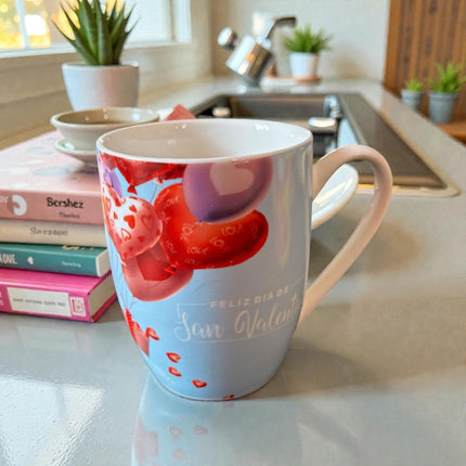 3 Taza "Feliz Día "  Ceramica $29 c/u