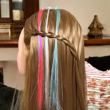 12 Pincitas con Extensiones de Colores $10 c/u