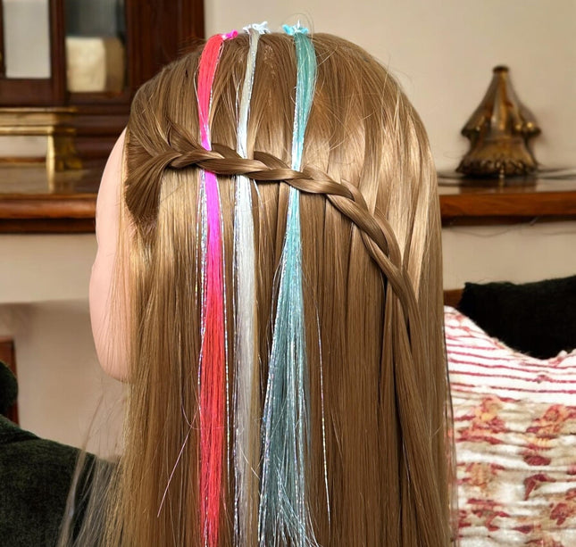 12 Pincitas con Extensiones de Colores $10 c/u