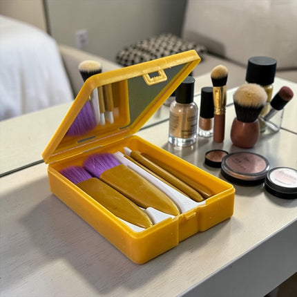 3 Sets de Brochas en Estuche de Colores $18 c/u