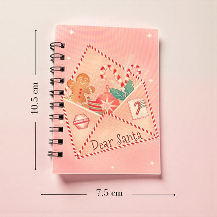12 Libretitas Navideñas Santa con Lapicero $5.9 c/u
