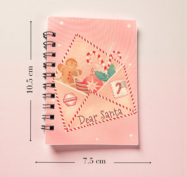 12 Libretitas Navideñas Santa con Lapicero $5.9 c/u