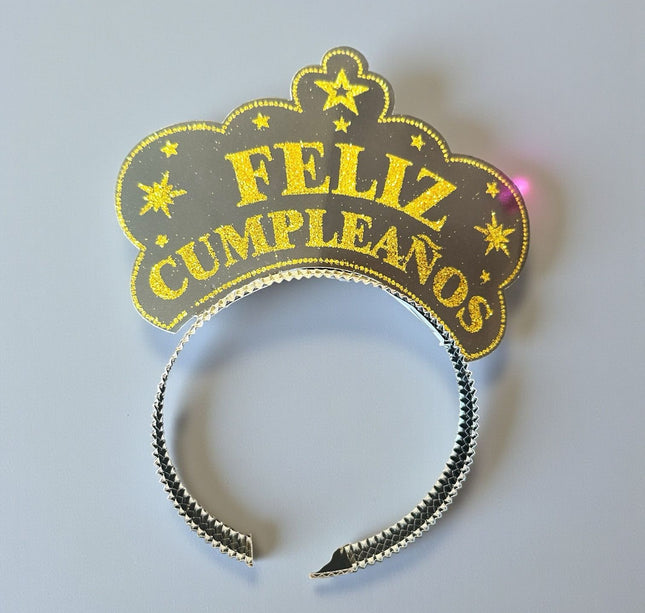Paquete con 6 Diademas Feliz Cumpleaños