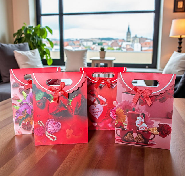 12 Bolsas Velcro "San Valentin" para Regalo $4.5 c/u