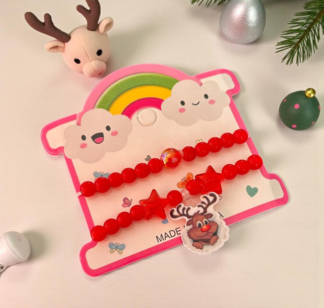 12 Set  2 Pulseras Navideñas $7.2 c/u