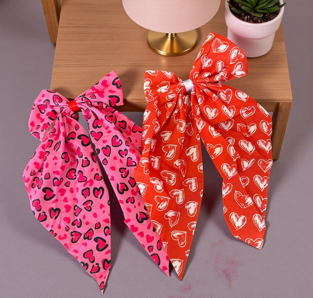 12 Moños Coquette "San Valentin" $9 c/u