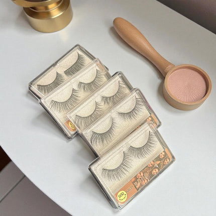 12 Pestañas postizas Gemini Beauty $4.9 c/u