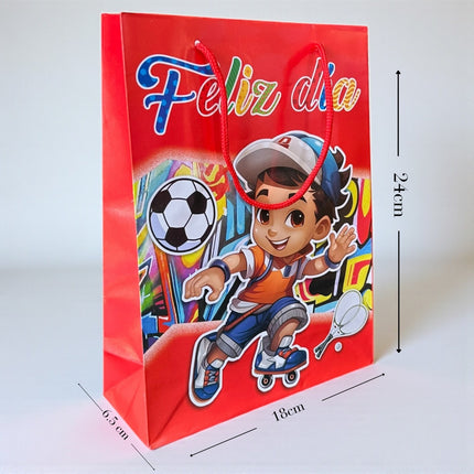 12 Bolsas para Regalo "Feliz Dia" $5.9 c/u