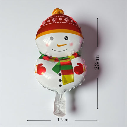 10 Globos Navideños Figuras $3 c/u