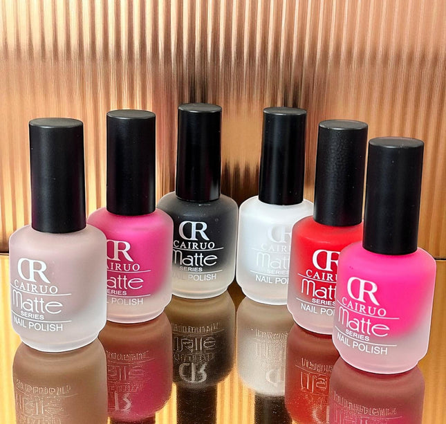 24 Esmaltes para uñas Matte "Cairuo" $12.9 c/u
