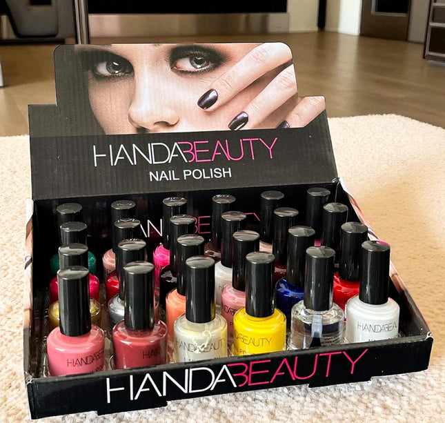 24 Esmaltes Handa Beauty Colores $11.5 c/u