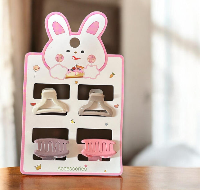 12 Sets 4 Pincitas para Cabello Colores $5.8 c/u