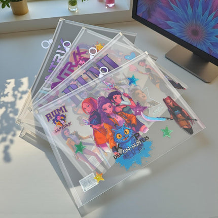 12 Folders Guerreras K-Pop con Abre Facil $10 c/u