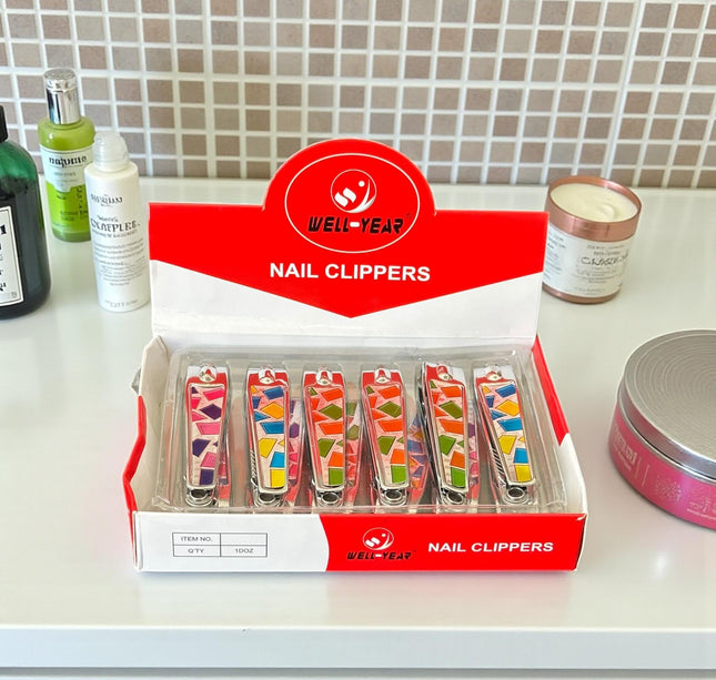 12 Cortauñas Grandes Colores $6.5 c/u