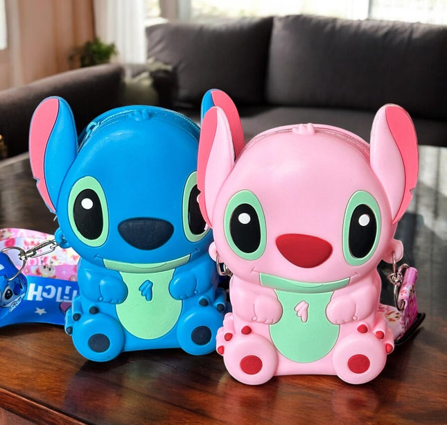 6 Monederos Stich Cruzado $59 c/u