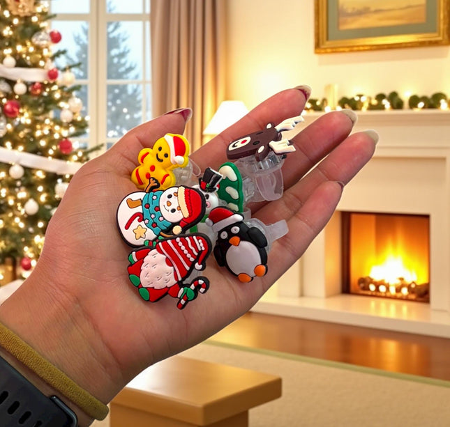 50 Anillos Navideños Con Luz $4.25 c/u