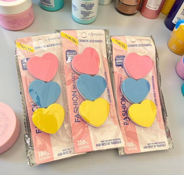 12 Sets 3 Limas Corazoncitos Colores $6.3 c/u