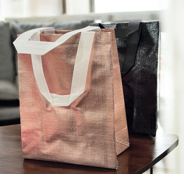 12 Bolsas Reutilizables Medianas Metalicas $5.25 c/u
