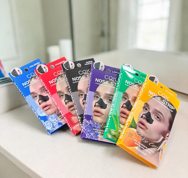 5 Cajas con 10 Tiras de Mascarillas para La nariz $29 c/u