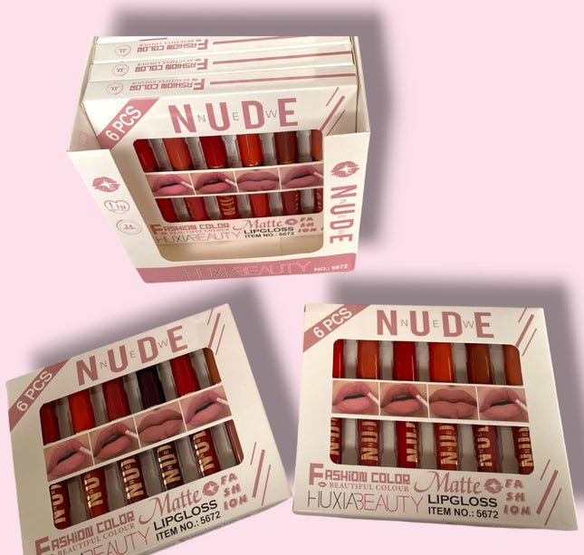 Set Blanco 6 Labiales Líquidos