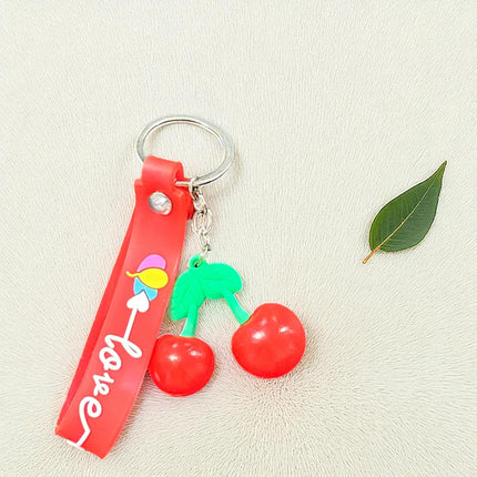 12 Llaveros Cerezas Dobles $6.5 c/u