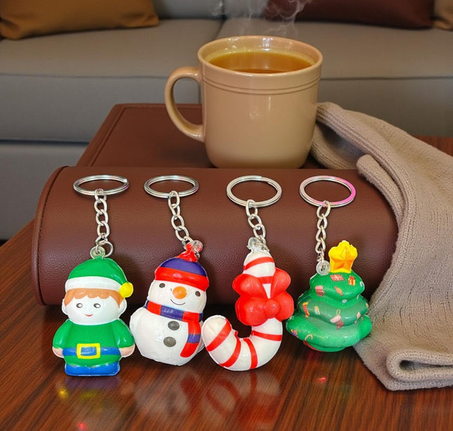 12 Squishie Llavero Navideño Ch $9.37 c/u