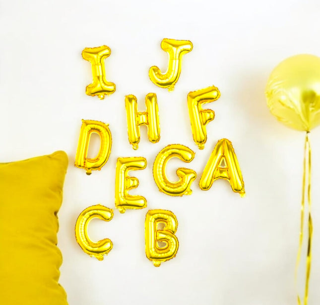 50 Globos letras Gde $5.2 c/u