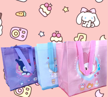 12 Bolsas reutilizables SANRIO $5.4 c/u