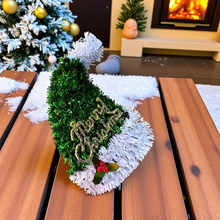 12 Gorritos "Merry Christmas" Colores Navidad $23 c/u