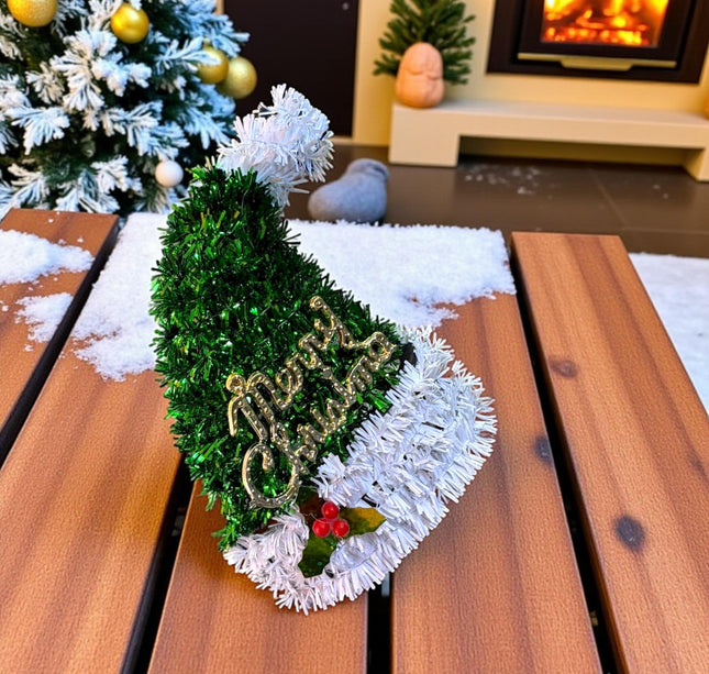 12 Gorritos "Merry Christmas" Colores Navidad $23 c/u