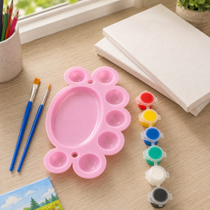 6 Acuarela Colores con Pinceles y Pintura $18 c/u