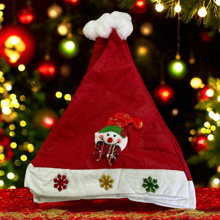 12 Gorros Navideño con Figura y adornos $12.9 c/u