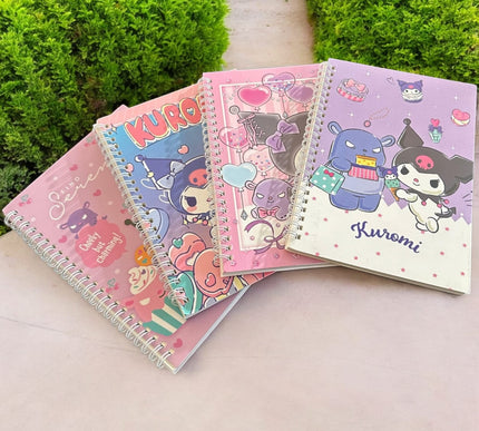 12 Libretas de esprial Sanrio rayada $14.9 c/u