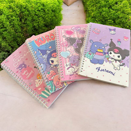 12 Libretas de esprial Sanrio rayada $14.9 c/u