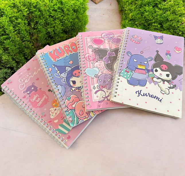 12 Libretas de esprial Sanrio rayada $14.9 c/u