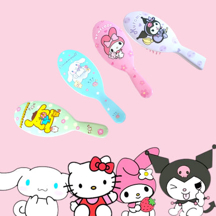 12 Cepillos ovalados Sanrio $12.9 c/u