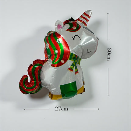 10 Globos Navideños Diferentes Figuras $3 c/u