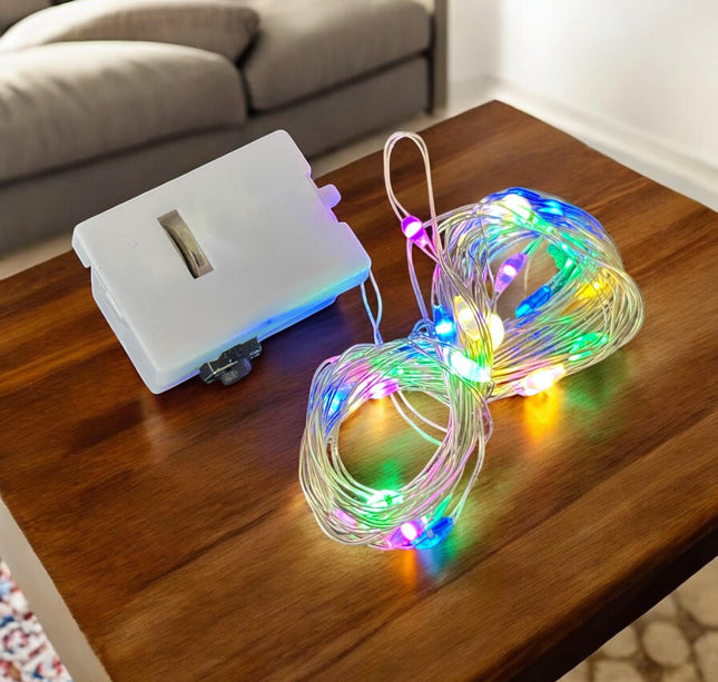 12 Luz de Hadas Multicolor 3M $7 c/u