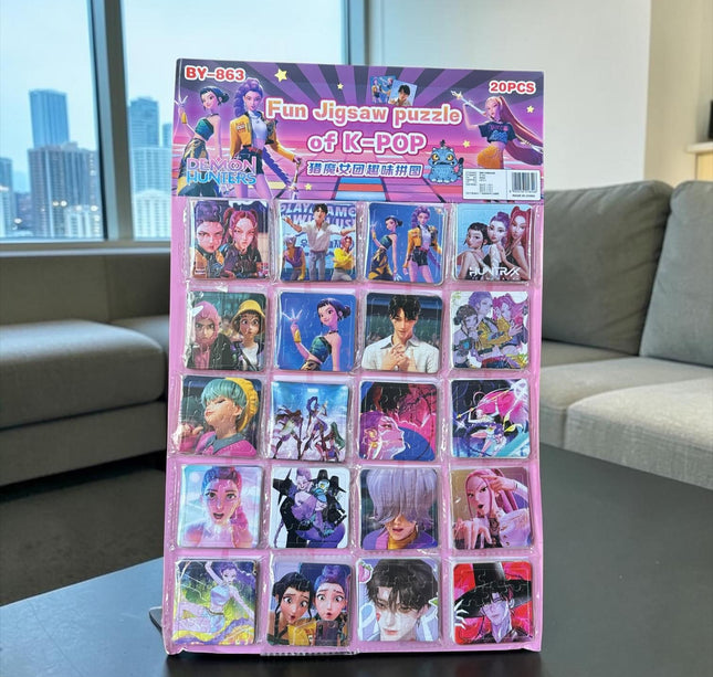 20 Sets Guerreras K-Pop de 6 Rompecabezas de Bolsillo $4.5 c/u