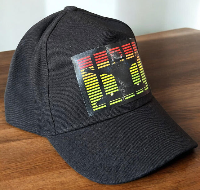 10 Gorras Negras Estampadas $15 c/u