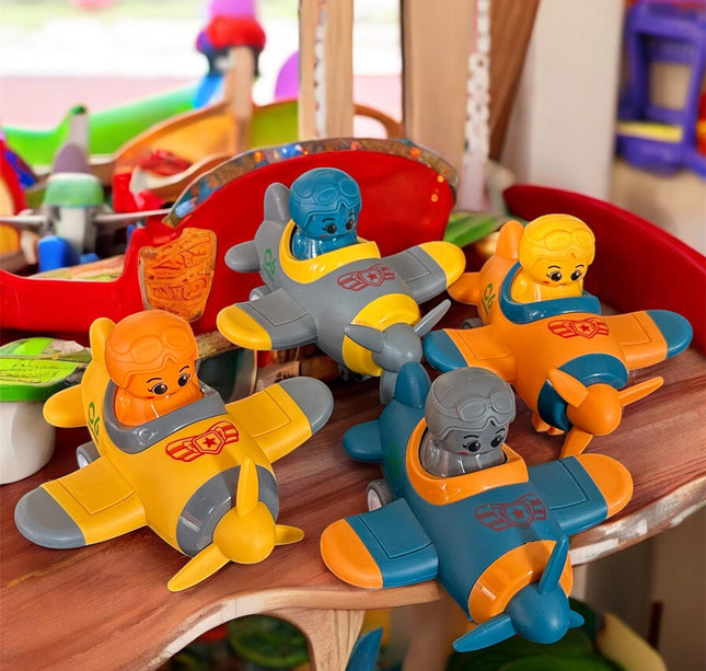 6 Avioncitos friccion de Juguete con Ruedas $39 c/u